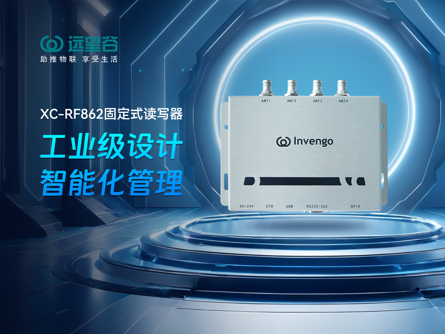 新品发布 | 优游国际bu8XC-RF862型固定式读写器，工业级设